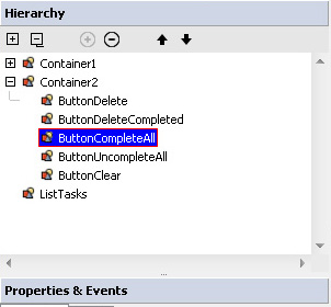 Change widget creation order in hierarchy editor in the Form Builder