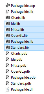 Framework library files