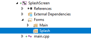 Create filter for splash form